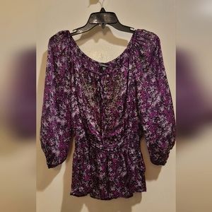 Silk Bebe Blouse, Size S